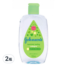 嬌生嬰兒古龍水 Summer Swing，125mL，溫和淡香, 2瓶