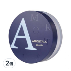 AMORTALS 爾木萄 毛孔柔焦裸光蜜粉 #透明色(101), 8.5g, 101 透明色, 2個