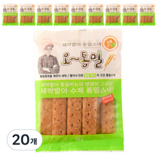 오통밀 새싹발아 수제 통밀스낵, 70g, 20개