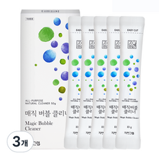 자연그램 매직버블클리너 스틱 5p, 50g, 3개