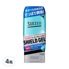 Kao 花王 SUCCESS 男士清爽薄荷刮鬍凝膠, 180g, 4瓶
