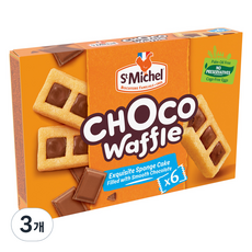 생미쉘 초코 와플, 180g, 3개