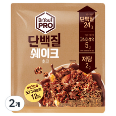 닥터유 오리온 닥터유프로 단백질쉐이크 초코 5p, 210g, 3개