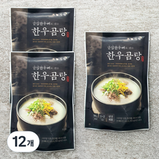 오늘차림 안심한우뼈로 만든 한우다 한우곰탕, 500g, 12개