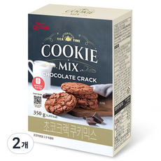 브레드가든 초코 크랙 쿠키믹스, 350g, 2개