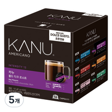 KANU 濃郁深焙Dolce Gusto適用膠囊咖啡, 7g, 16件, 5個