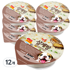 논다 강아지 간식파우치, 전복삼계탕, 120g, 12개