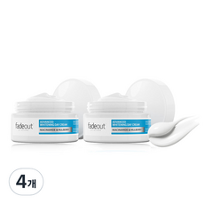 페이드아웃 어드밴스트 화이트닝 미백 SPF20 데이크림, 50ml, 4개