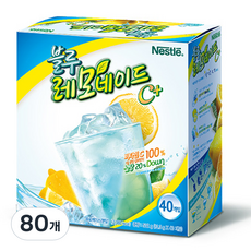 네슬레 블루 레모네이드, 13.3g, 40개입, 2개
