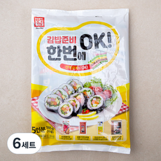 한성기업 김밥패키지 5인분, 505g, 6세트
