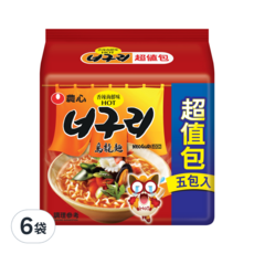 NONGSHIM 農心 香辣海鮮味烏龍麵, 600g, 6袋