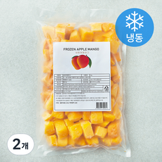 애플망고 (냉동), 1kg, 2개
