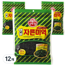 오뚜기옛날 자른미역, 80g, 12개