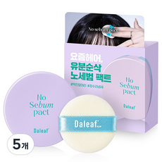 달리프 글램 노세범 헤어 팩트, 5개, 5g