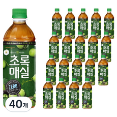 초록매실 제로, 500ml, 40개