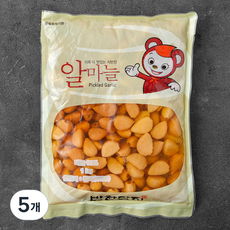 반찬단지 알마늘 절임, 1kg, 5개