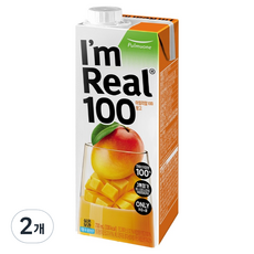 I'm Real 100芒果果汁, 730ml, 2個