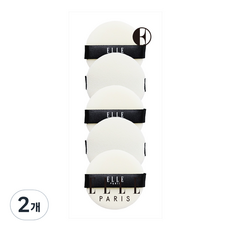 ELLE PARIS 국내산 파우더 미니 퍼프 5p, 2개, 무량