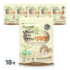 내아이애 유기농 정성빚은 쌀튀밥, 쌀, 50g, 18개