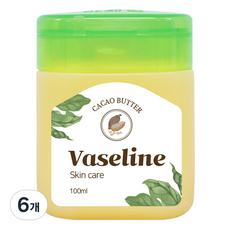 바세린 오리지널 스킨 젤리 카카오버터, 6개, 100ml