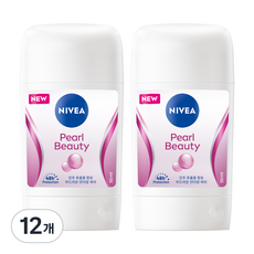 니베아 펄 앤 뷰티 데오드란트 스틱, 50ml, 12개