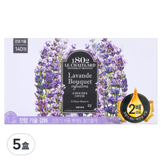 1802 LE CHATELARD 雙倍柔順香氛烘衣紙 薰衣草花束香 Set 140張, 5盒