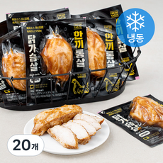 한끼통살 닭가슴살 블랙갈릭 (냉동), 100g, 20개