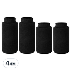 Hwudaon手指保護套 冰敷熱敷按摩器 2種*2入組 黑色, 4組