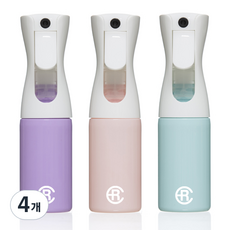 에어라파 압축 분무기 3종 세트 S 160ml, 아이스크림 핑크, 모브, 민트, 4개