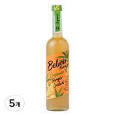 벨부아르 유기농 진저 코디얼 시럽, 500ml, 1개입, 5개