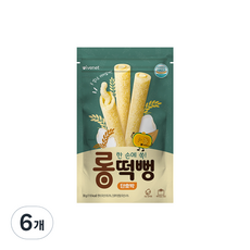 아이배냇 유아용 롱떡뻥 쌀과자 30g, 단호박맛, 6개