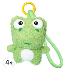 뽀로로 소프트 뽀글이 크롱 인형 키링, 초록, 4개, 18cm