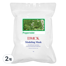 DMCK 페퍼민트 아로마 모델링 파우더 마스크 1kg, 2개, 1개입