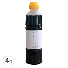 삿갓유통 권가제면소 내 사랑 쯔유, 4개, 500ml