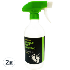 Super Care 泡沫噴霧足部清潔劑, 檸檬薄荷香, 減少足部癬菌, 舒緩肌膚真菌症及腳臭狀況, 500ml, 2瓶