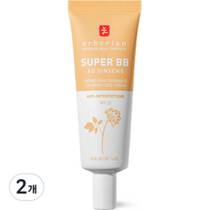  에르보리앙 슈퍼 BB SPF25, 누드, 40ml, 2개 