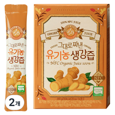 홀베리 그대로짜낸 유기농 생강즙 14p, 280g, 2개