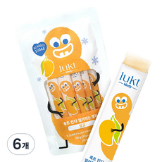 LUKT 킨디 얼려먹는 젤리 10p, 200g, 6개, 망고