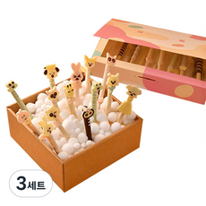 상상앤드 큐티애니멀 동물농장 초콜릿 막대과자 만들기 DIY 세트, 18종, 3세트