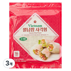 사각형 월남쌈, 300g, 3개