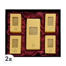 A TSAO HOUSE 阿皂屋 厚禮萬金禮盒 740g 2盒 (金條皂+金磚皂)