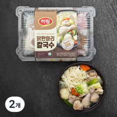 하림 닭한마리 칼국수 밀키트, 600g, 2개