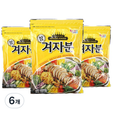 천혜식품 참 겨자분, 200g, 6개