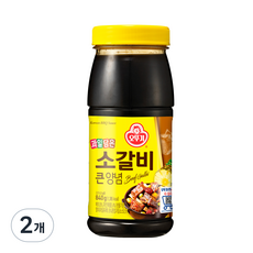 오뚜기 소갈비큰양념, 2개, 840g