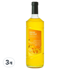네이쳐티 고흥유자 시럽, 3개, 1L