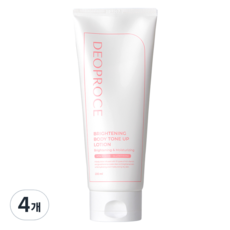 DEOPROCE 迪普詩 亮白身體乳液 200ml, 單色, 4個
