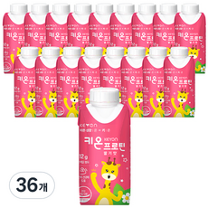 함소아 키온 프로틴 어린이 단백질 음료, 200ml, 36개, 딸기