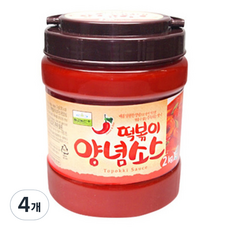 칠갑농산 떡볶이양념소스, 2kg, 4개