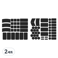 키크론 Mouse Grip Tape 세트 MG-1, 블랙, 2세트