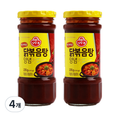 오뚜기 얼큰한 닭볶음탕양념, 235g, 4개